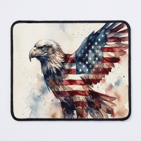 Item preview, Majestic Freedom Watercolor Eagle designed and sold by LiveLearnCreate.