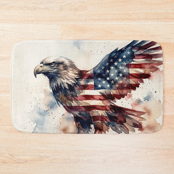 Item preview, Majestic Freedom Watercolor Eagle designed and sold by LiveLearnCreate.