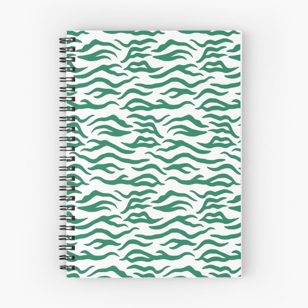 Item preview, White and Green tiger print designed and sold by pattern-archive.