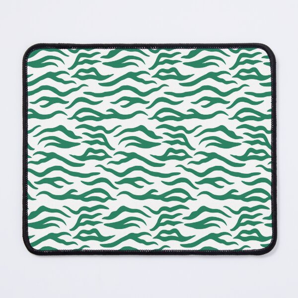 Item preview, White and Green tiger print designed and sold by pattern-archive.