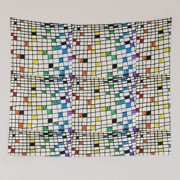 Item preview, Light Rainbow Checkerboard  designed and sold by DancingCreek.