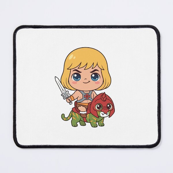 Item preview, Retro Fantasy Warrior Battle Chibi Cartoon Style designed and sold by What you are is Beautiful.