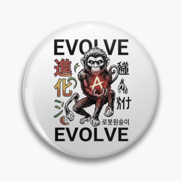 Item preview, Futuristic monkey with illuminated letters, cyber design designed and sold by Ahmedsyde.