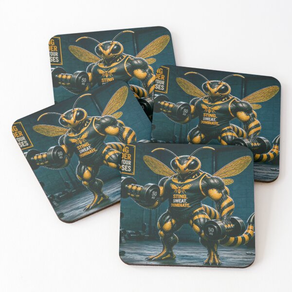 Item preview, Muscular Wasp at the Gym Weightlifting designed and sold by JaN44Fotografia.