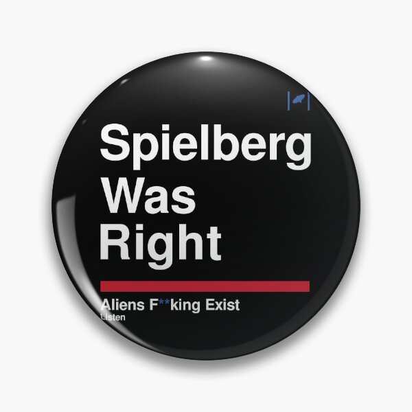 Item preview, Spielberg Was Right - White Text designed and sold by Dan Zetterström.
