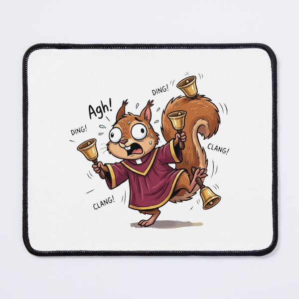 Item preview, Funny Handbell Choir Squirrel Musician Joke designed and sold by DuckOddity.