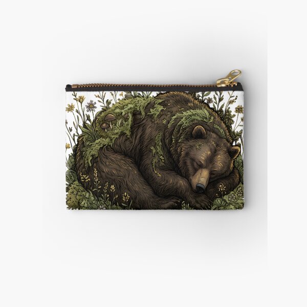 Item preview, Sleeping Bear Overgrown Wildflowers Moss Art designed and sold by MossMirrorArt.