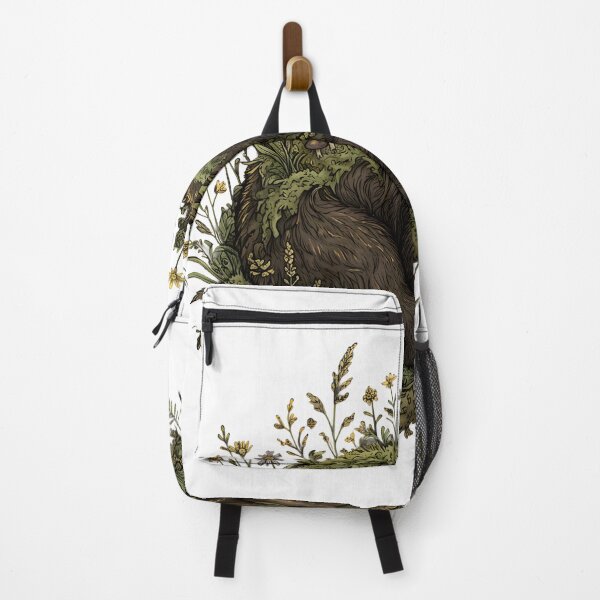Item preview, Sleeping Bear Overgrown Wildflowers Moss Art designed and sold by MossMirrorArt.