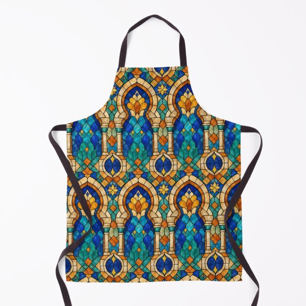 Item preview, Moorish Arches Stained Glass Pattern designed and sold by Dresut.