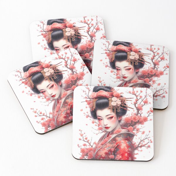 Item preview, Crimson Harmony and Cherry Blossoms designed and sold by ZenGrooves.
