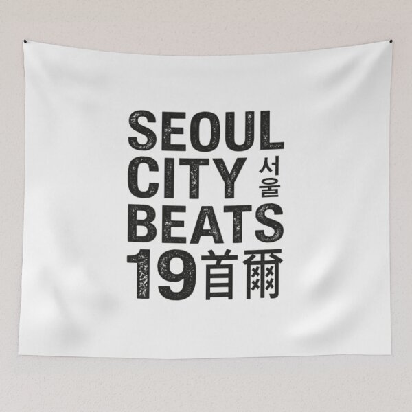 Item preview, Seoul City Beats Modern Typography Design designed and sold by Ahmedsyde.