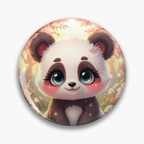 Item preview,  Magical Baby Panda in a Cherry Blossom Garden designed and sold by Dragonfly-Magic.