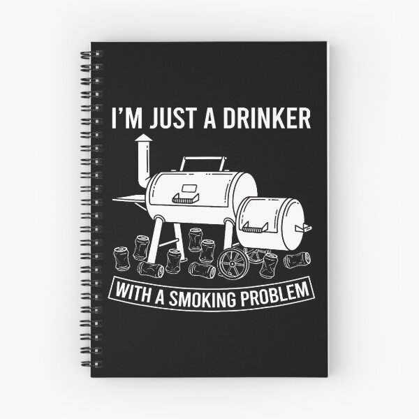 Item preview, I'M Just A Drinker With A Smoking Problem Grilling Bbq Dads designed and sold by AmazingPics001.