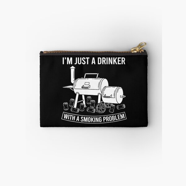 Item preview, I'M Just A Drinker With A Smoking Problem Grilling Bbq Dads designed and sold by AmazingPics001.