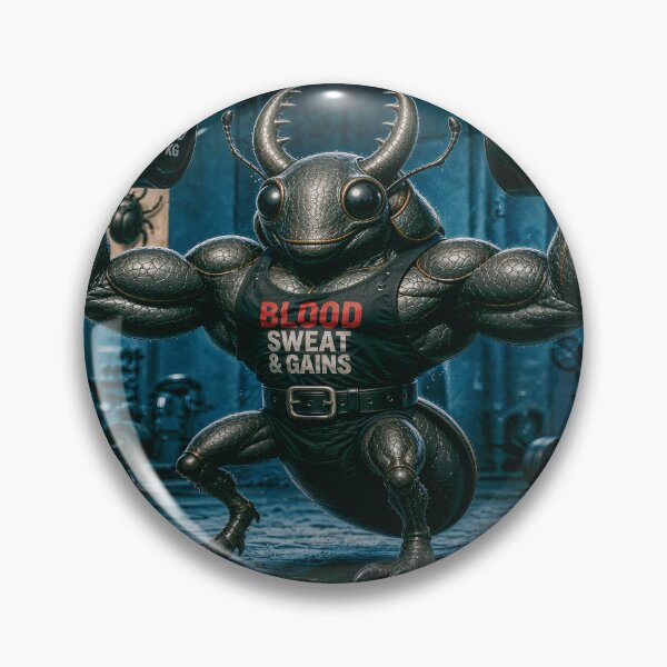 Item preview, Muscular Beetle in the Gym Weightlifting designed and sold by JaN44Fotografia.