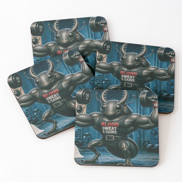 Item preview, Muscular Beetle in the Gym Weightlifting designed and sold by JaN44Fotografia.