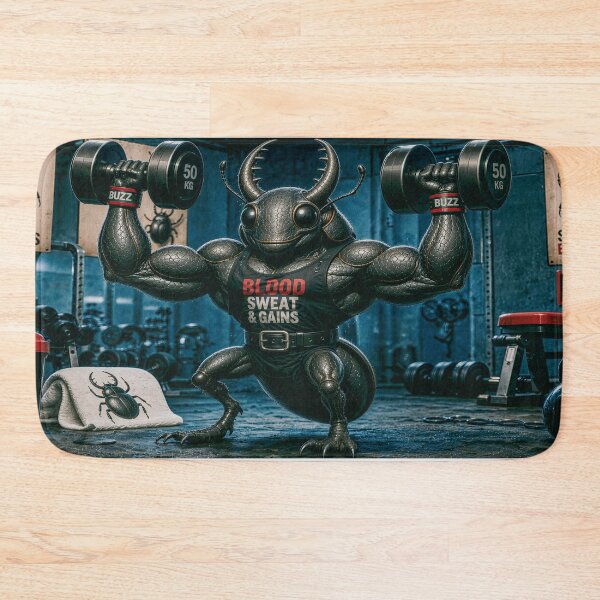 Item preview, Muscular Beetle in the Gym Weightlifting designed and sold by JaN44Fotografia.