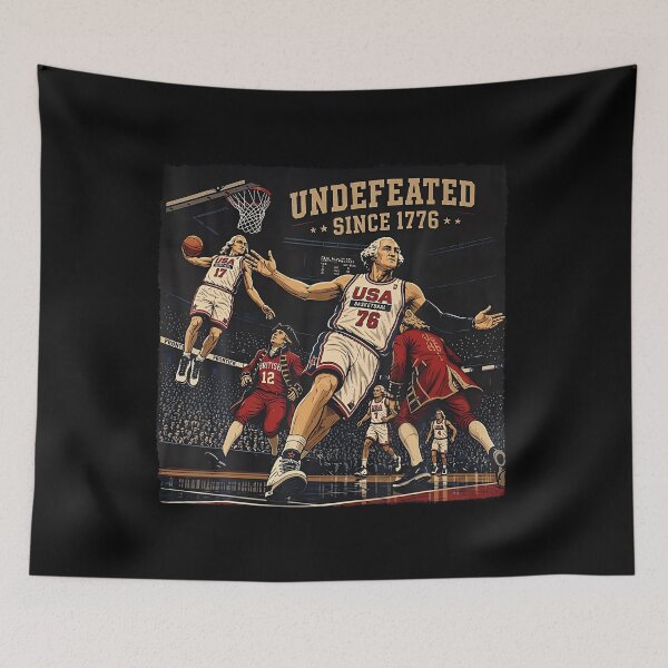 Item preview, 4Th Of July Basketball Undefeated Since 1776 250 Years designed and sold by AmazingPics001.