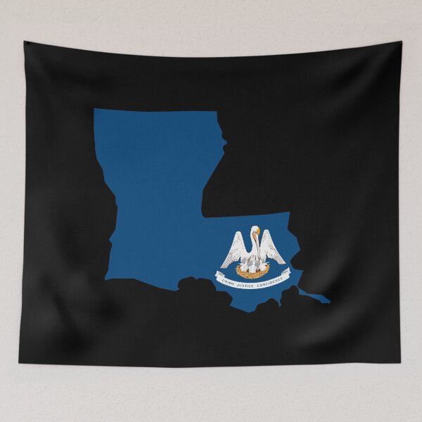 Item preview, Louisiana State Shape Flag LA designed and sold by shitpostee.