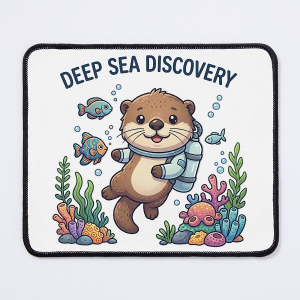 Item preview, Copy of A cute otter dives into the sea. designed and sold by Ahmedsyde.