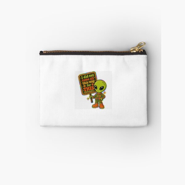 Item preview, I Did Not Come All This Way For This - Retro Alien Sticker designed and sold by Artistry.by.Yeddu.