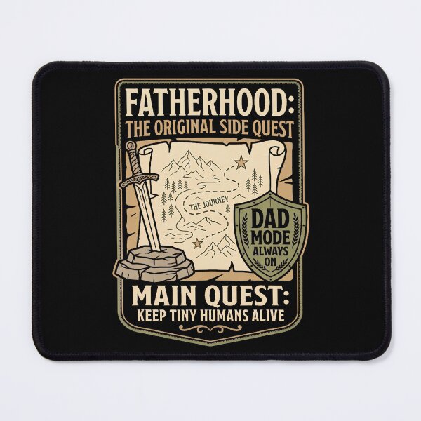 Item preview, Fatherhood The Original Side Quest Dad Mode  designed and sold by AmazingPics001.