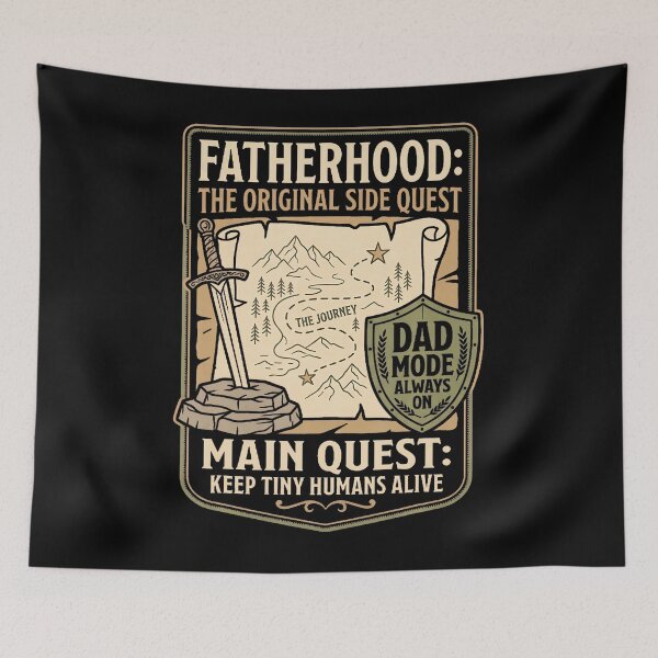Item preview, Fatherhood The Original Side Quest Dad Mode  designed and sold by AmazingPics001.