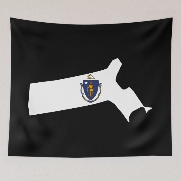 Item preview, Massachusetts State Shape Flag MA designed and sold by shitpostee.