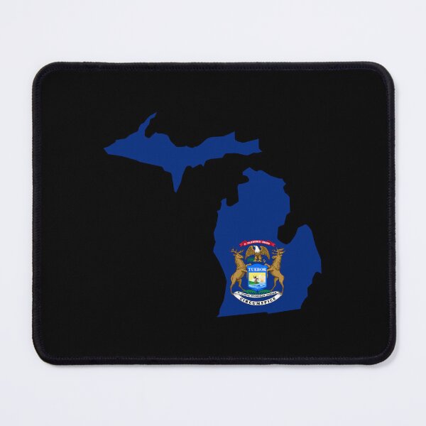 Item preview, Michigan State Shape Flag MI designed and sold by shitpostee.