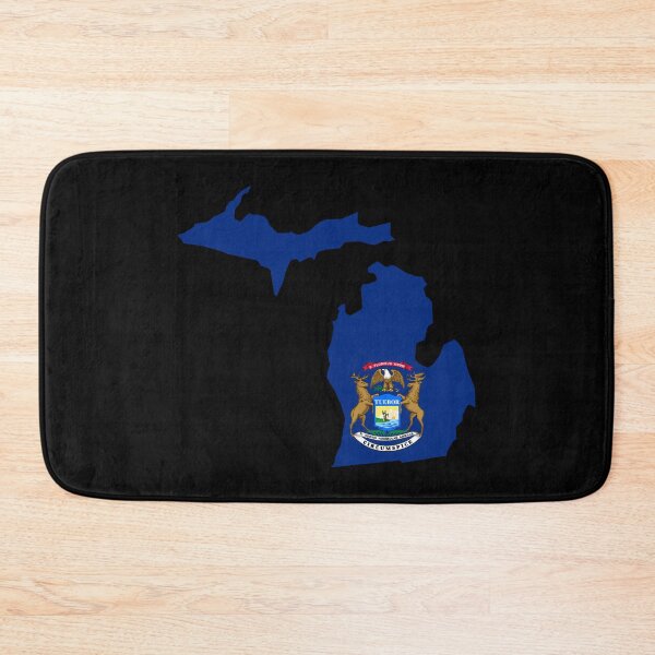 Item preview, Michigan State Shape Flag MI designed and sold by shitpostee.