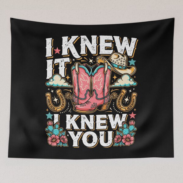 Item preview, I Knew It I Knew You Western Cowgirl Boots Women Kids Girl  designed and sold by AmazingPics001.