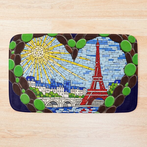 Item preview, Paris Mosaic Heartscape designed and sold by PixorStudio.