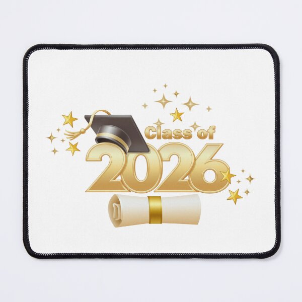 Item preview, Class of 2026 Graduate with Black Graduation Hat, Diploma & Stars designed and sold by jeweleddesigns.