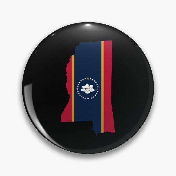 Item preview, Mississippi State Shape Flag MS designed and sold by shitpostee.