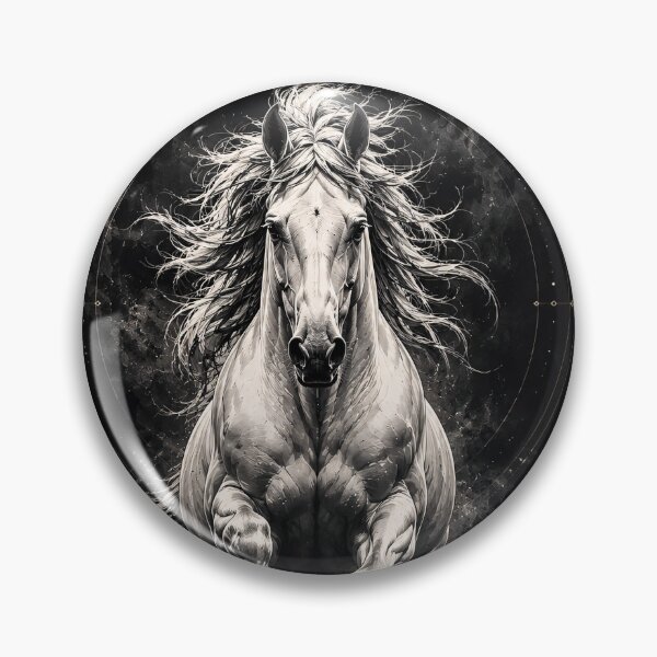 Item preview, Majestic – Horse in Chiaroscuro Style designed and sold by thirtyonestars.
