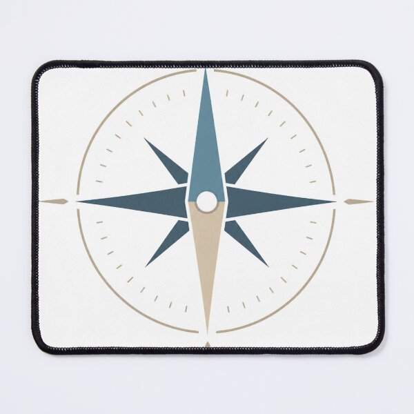 Item preview, Minimalist Compass Rose Travel Design - Wanderlust Adventure designed and sold by VisualArtsOasis.