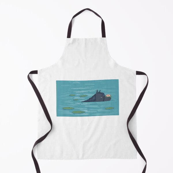 Item preview, Kelpie Swimming With Waterlilies designed and sold by Sonderdaisies.