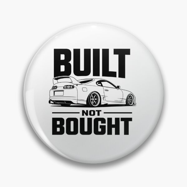Item preview, Built Not Bought Minimal Car Culture Design designed and sold by Shadryx.
