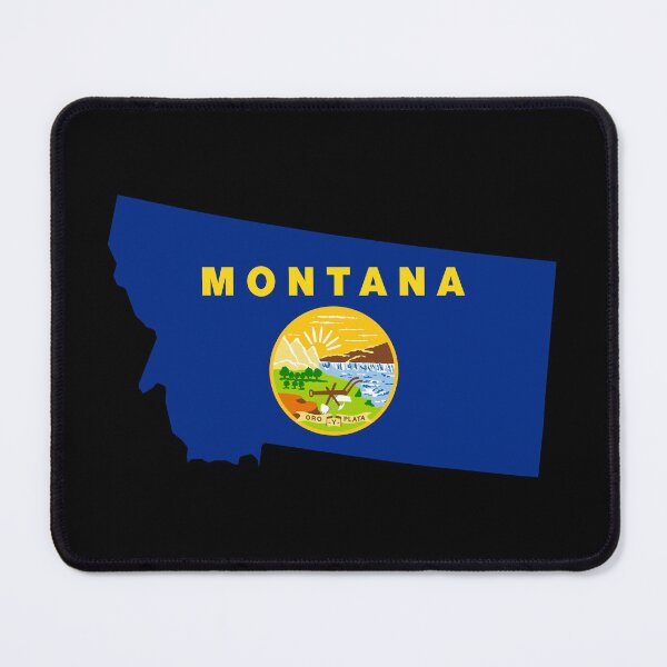 Item preview, Montana State Shape Flag MT designed and sold by shitpostee.