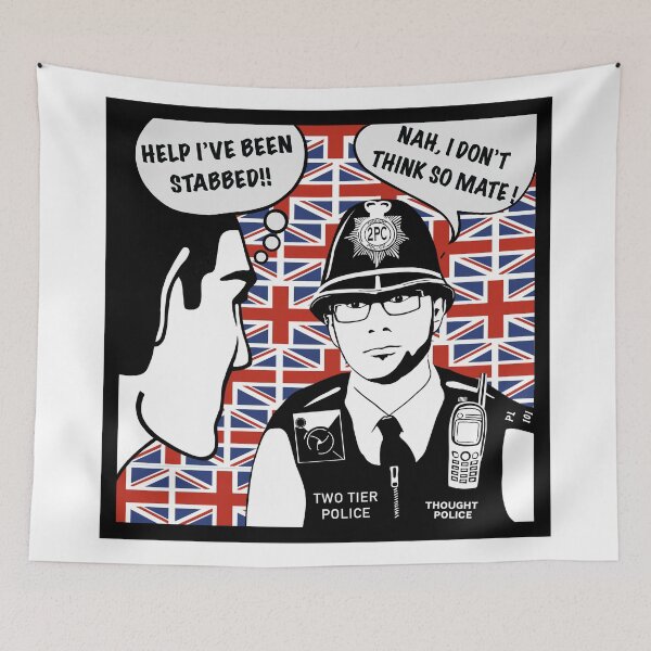 Item preview, 2PC Two-Tier Thought Police designed and sold by KateVanFloofno1.