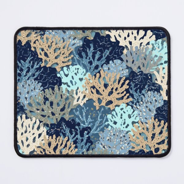 Item preview, Blue Beige Coral designed and sold by SeaStarAlex.