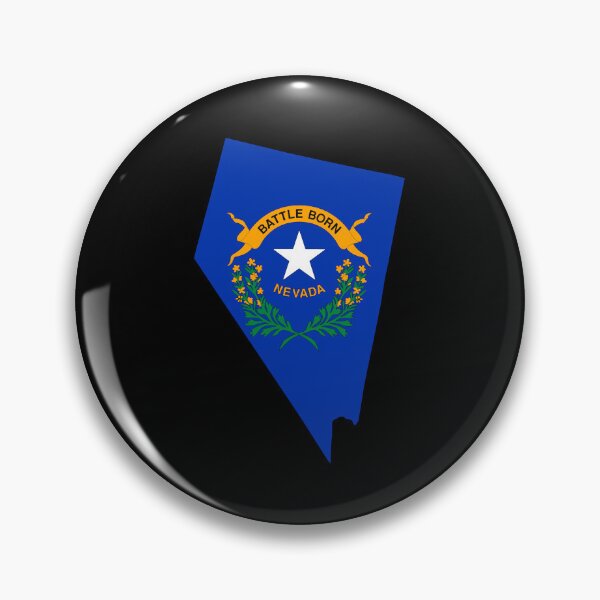 Item preview, Nevada State Shape Flag NV designed and sold by shitpostee.