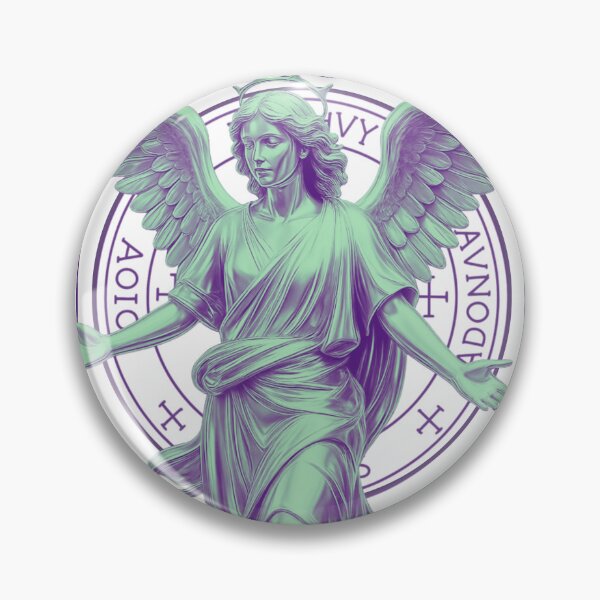 Item preview, Saint Raphael Healing Archangel Metallic designed and sold by MapachardoStoreRB.