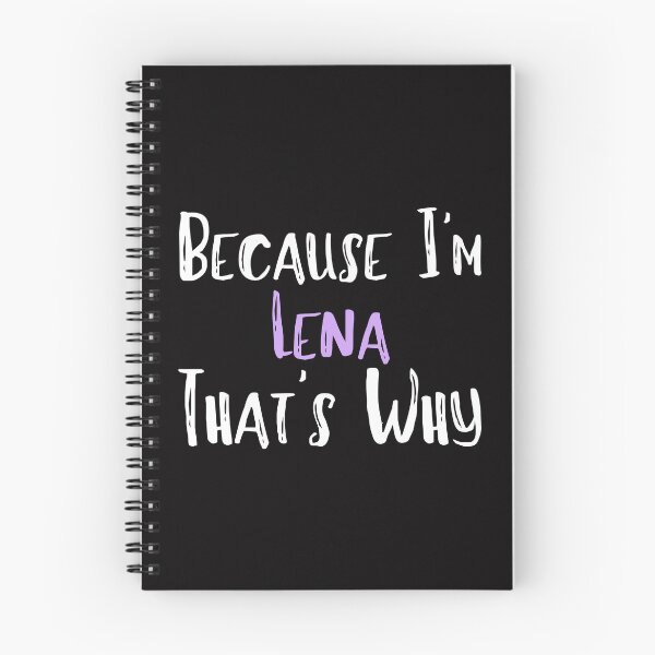 Artikelvorschau, Weil ich Lena bin – deshalb ein lustiges Geschenk für Frauen entworfen und verkauft von WeirdlyRare.