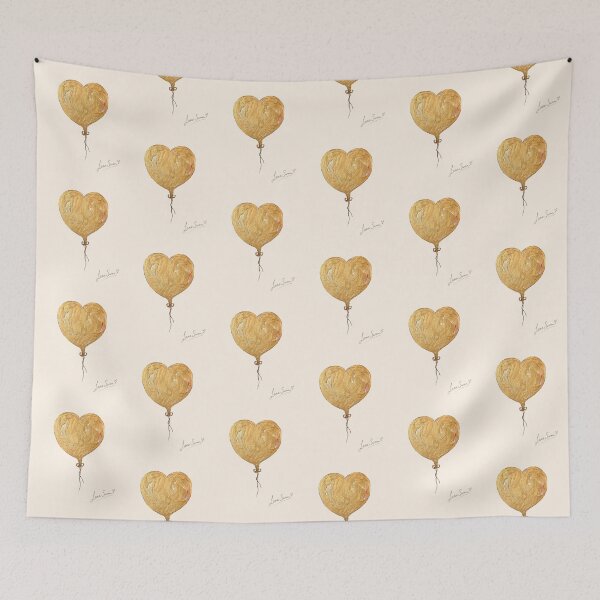 Item preview, GOLDEN HEART oil painting | Romantic Love ART | Gold Aesthetic Design designed and sold by BlueberrySwan.