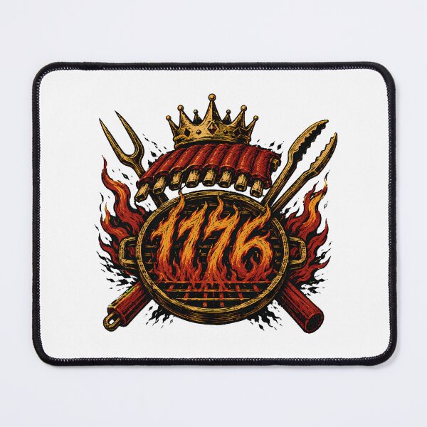 Item preview, 1776 BBQ King Fourth Of July Pitmaster designed and sold by chattsuede.