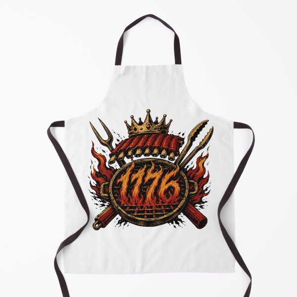Item preview, 1776 BBQ King Fourth Of July Pitmaster designed and sold by chattsuede.
