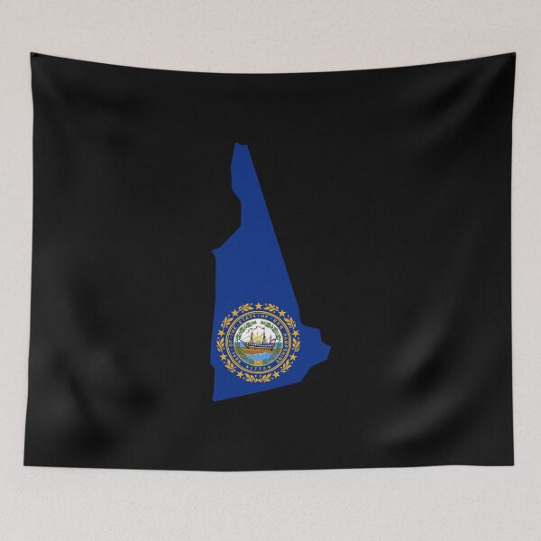 Item preview, New Hampshire State Shape Flag NH designed and sold by shitpostee.