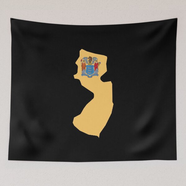 Item preview, New Jersey State Shape Flag NJ designed and sold by shitpostee.