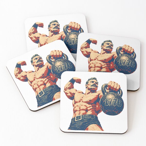 Item preview, 1776 Strongman Kettlebell Patriotic Classic Weightlifting designed and sold by chattsuede.